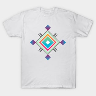 Abstract indigenous geometric symbol T-Shirt